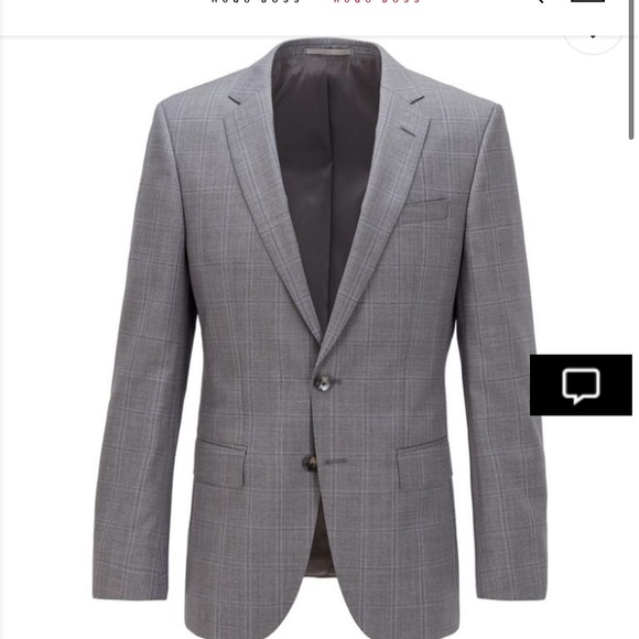 Hugo Boss Slim-fit suit in checked virgin wool - Picture 2 of 13